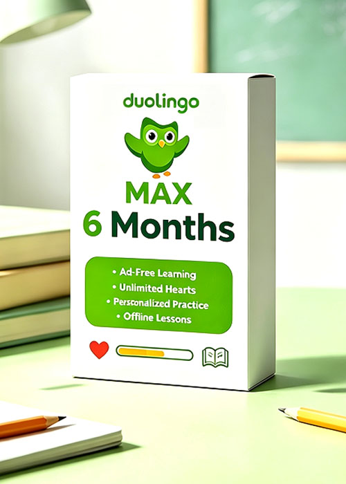 vip-scdkeyss, Super Duolingo MAX 6 Months Subscription