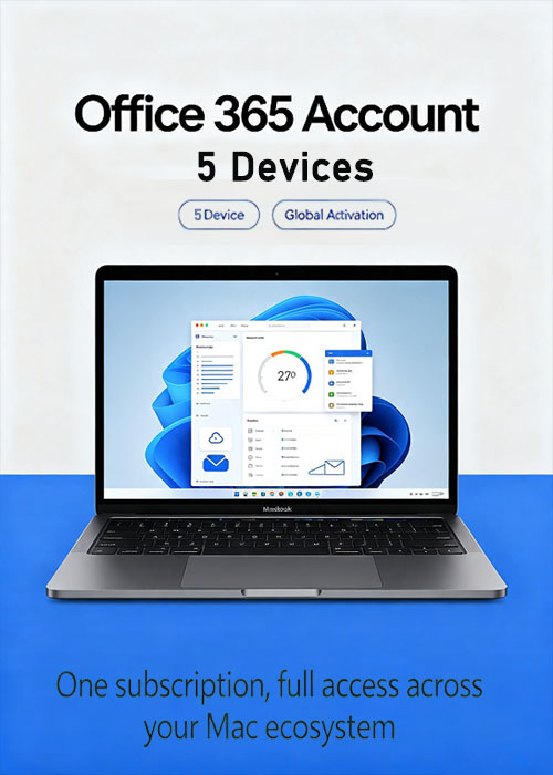 MS Office 365 Account Global 5 Devices