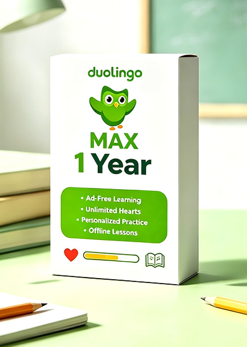 vip-scdkeyss, Super Duolingo MAX 1 Year Subscription